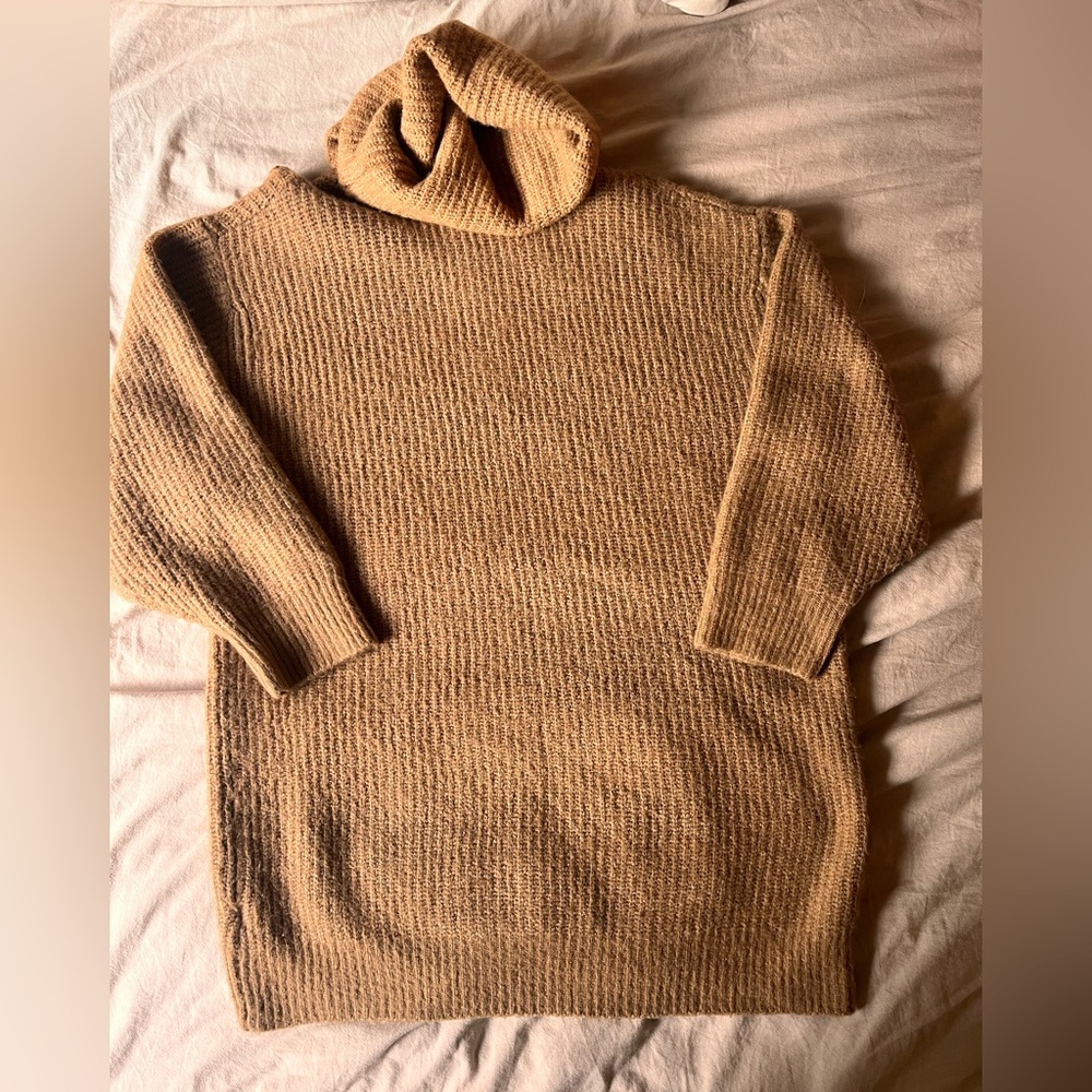 ✨Nasty Gal Camel Knit Sweater